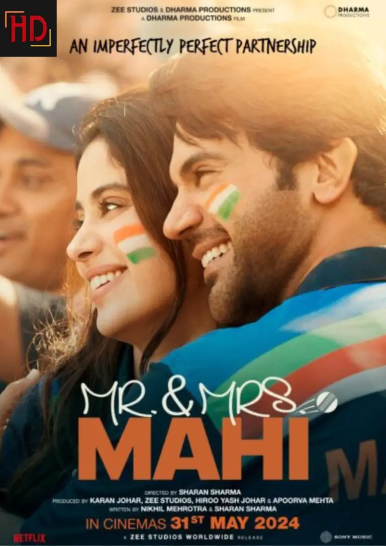 mr and mrs mahi movie poster