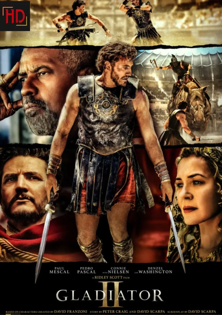 Gladiator II movie poster hdhub4u