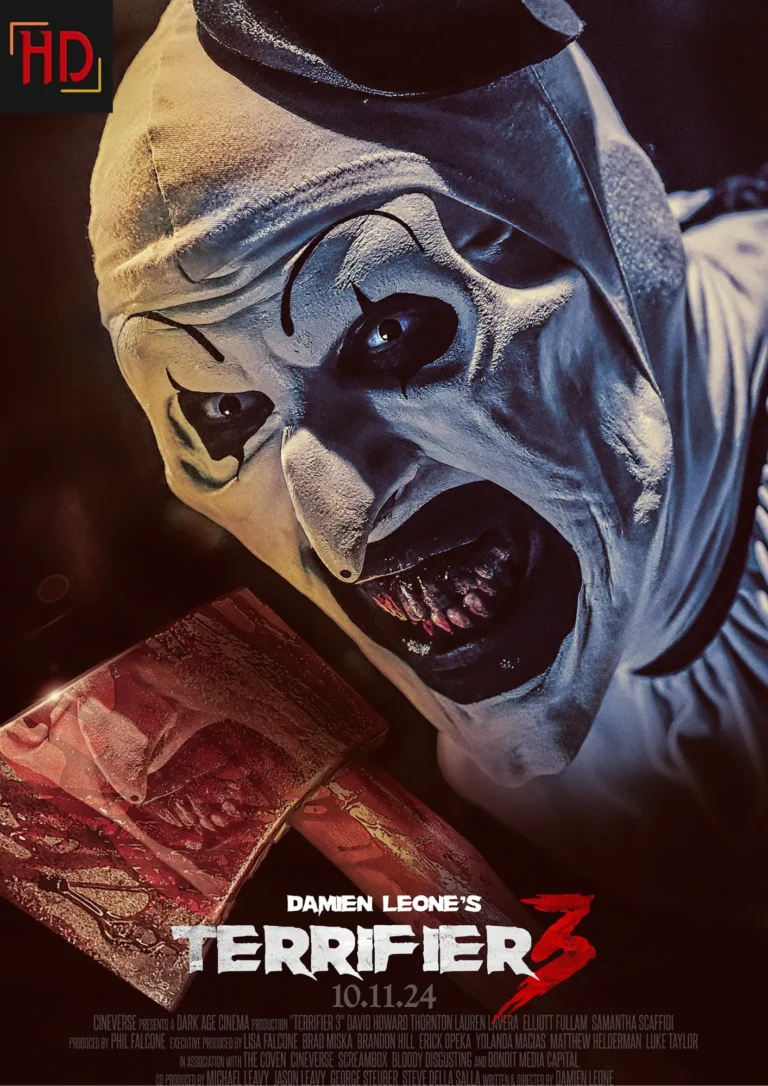 Terrifier 3 full movie poster hdhub4u